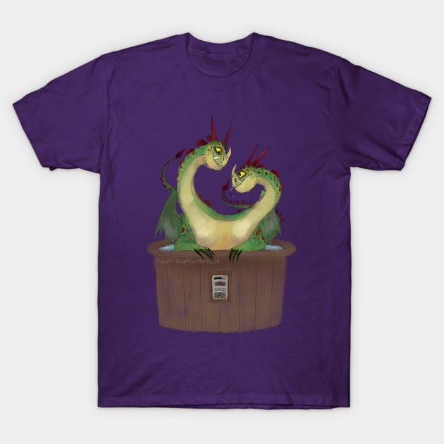 Barf and Belch in the Hot Tub Time Machine T-Shirt by FoxintheBushStudios